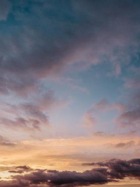 Sonnenuntergang Himmel über Sardinien