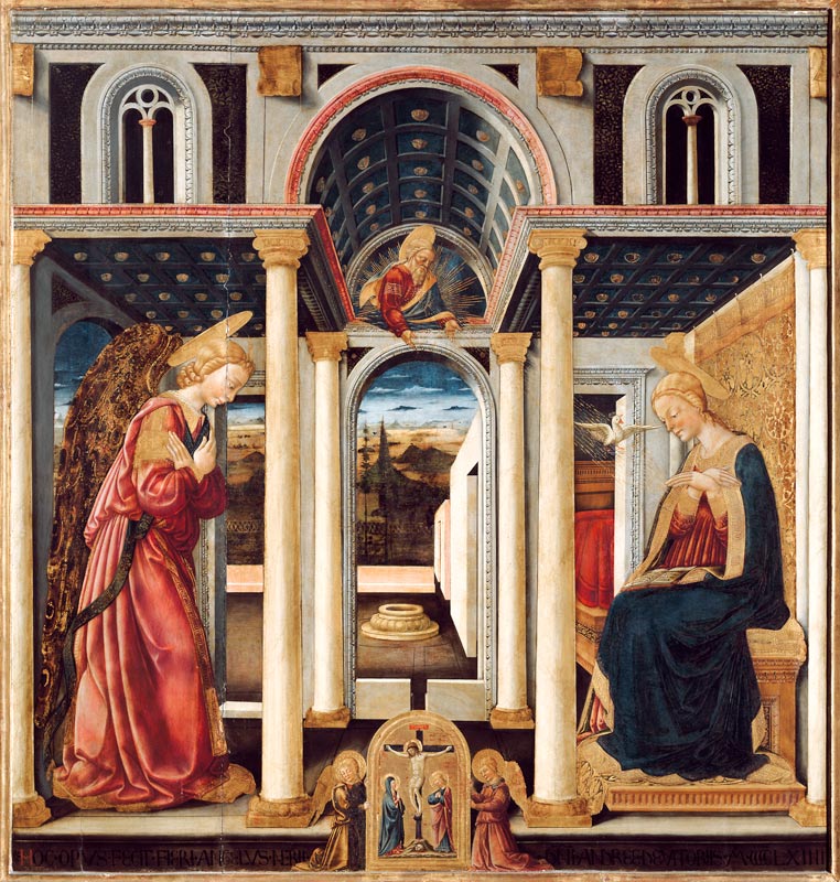Annunciation von Neri di Bicci