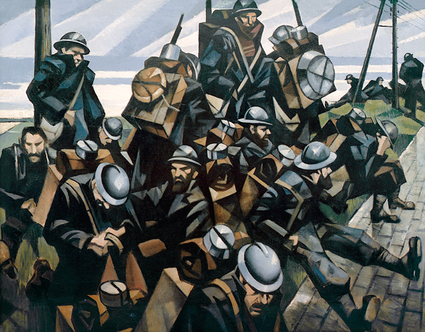 Troops Resting von Christopher R.W. Nevinson