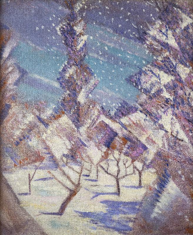 Die vier Jahreszeiten: Winter von Christopher R.W. Nevinson