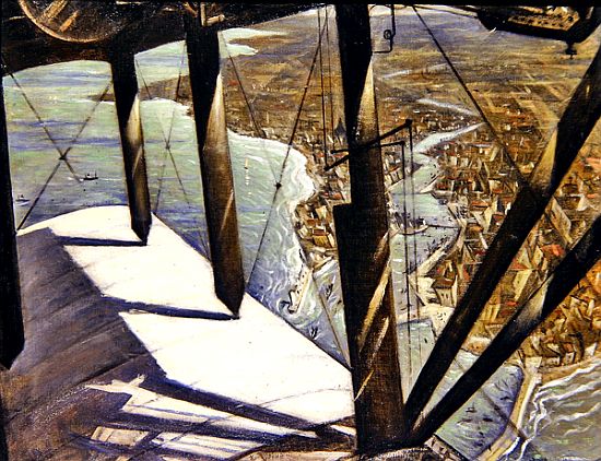 From a Paris Plane von Christopher R.W. Nevinson