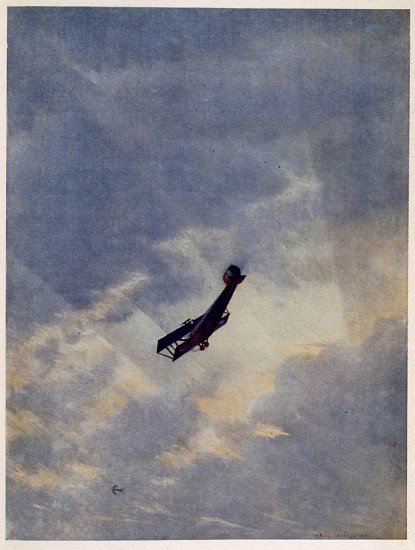 Swooping Down on a Hostile Plane, from British Artists at the Front, Continuation of The Western Fro von Christopher R.W. Nevinson