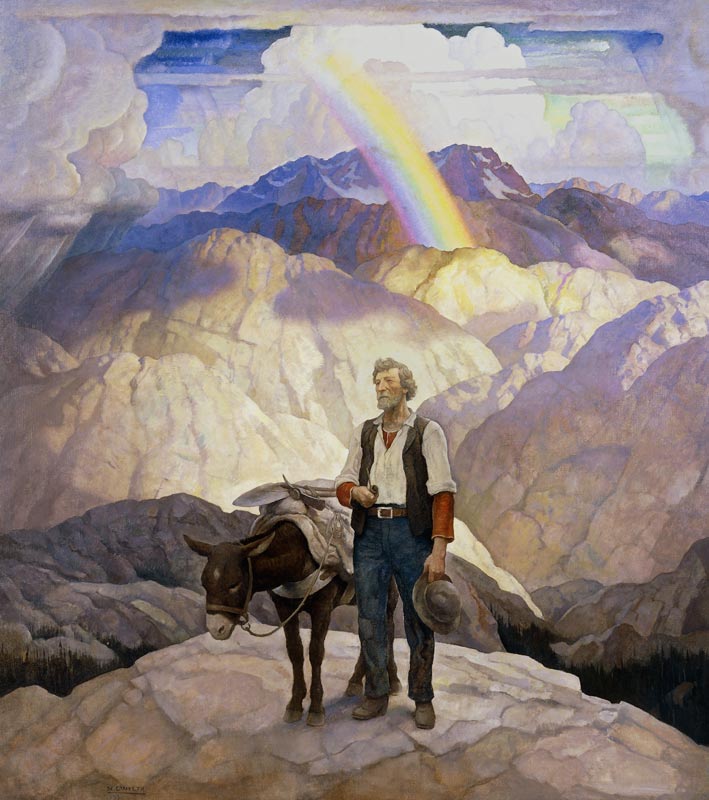 Der Suchende (The Seeker) von Newell Convers Wyeth