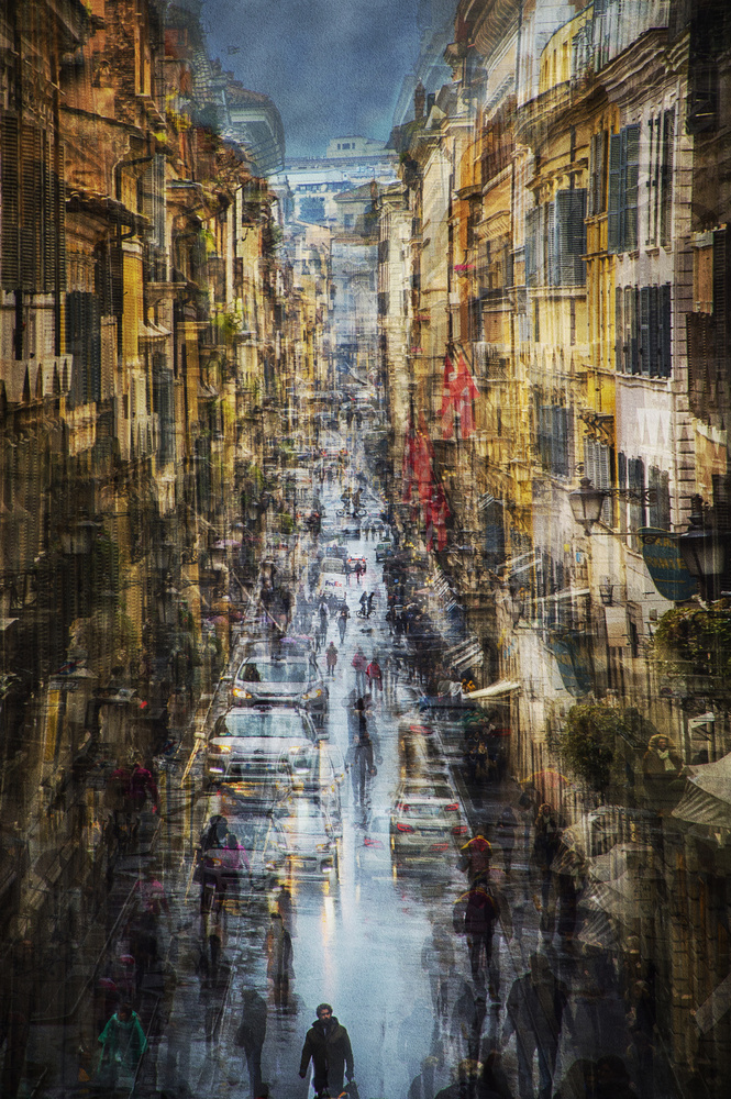 Traffic in the city von Nicodemo Quaglia