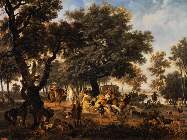 Heinrich IV. auf der Jagd von Nicolas Antoine Taunay