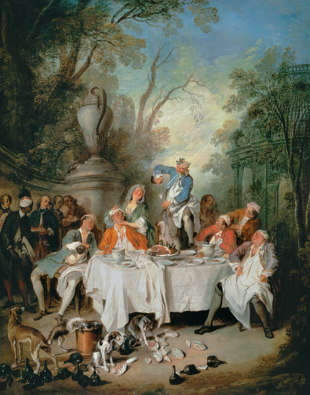 Das Schinkenfrühstück von Nicolas Lancret