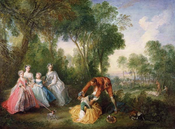 Die Familie Bourbon-Conti von Nicolas Lancret