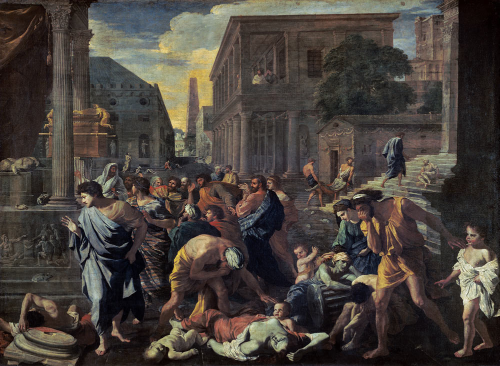 Die Pest von Asdot von Nicolas Poussin