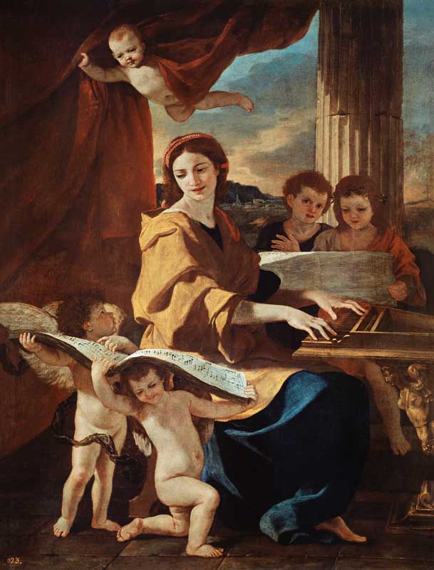 Hl. Cäcilie von Nicolas Poussin