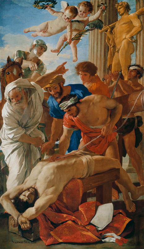 Martyrium des hl. Erasmus von Nicolas Poussin