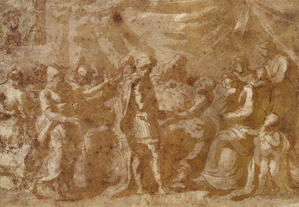 Study for the Death of Germanicus von Nicolas Poussin