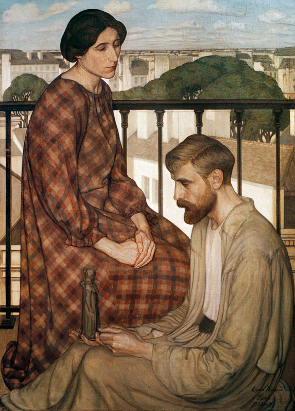 Andreas Hansen und seine Frau von Nielsen Ejnar