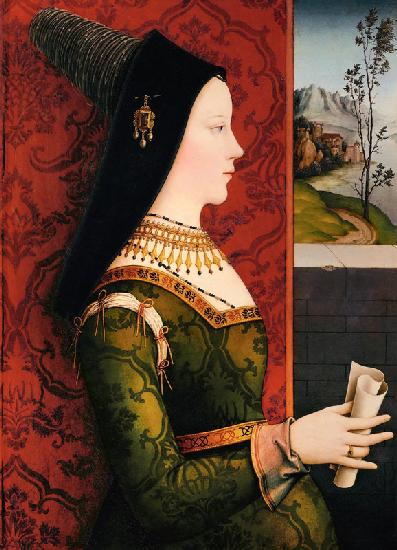 Porträt von Herzogin Maria von Burgund 1457-1482