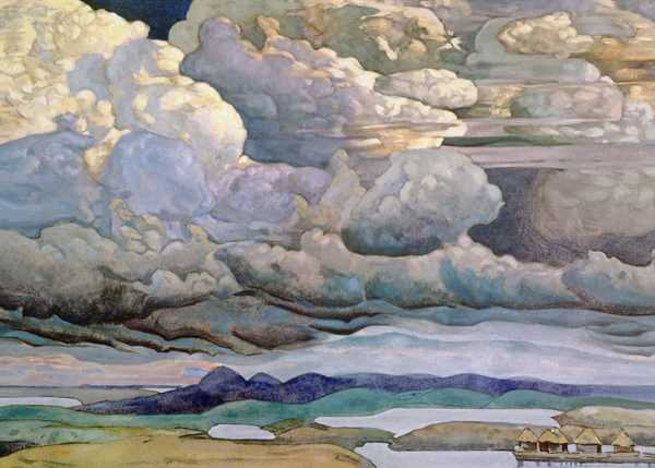 Skyscape von Nikolai Konstantinow Roerich