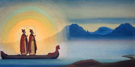 Die Heiligen Boris und Gleb