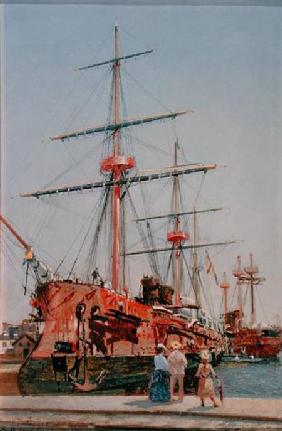 Building of the Battleship 'Admiral Kornilov' in Brittany