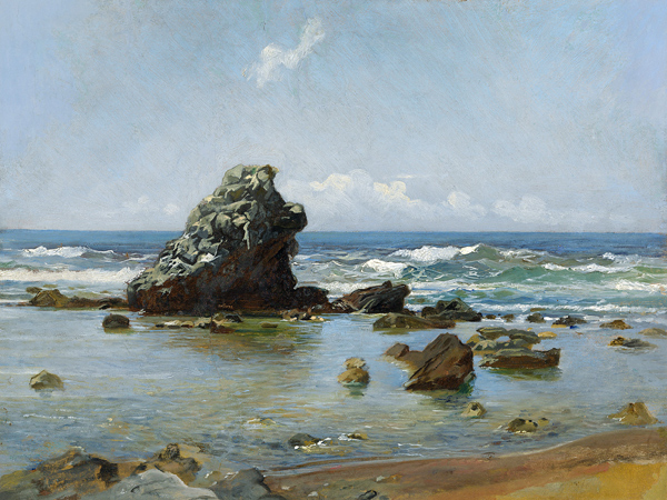 Die Bucht in Livorno von Nikolai Nikolajewitsch Ge