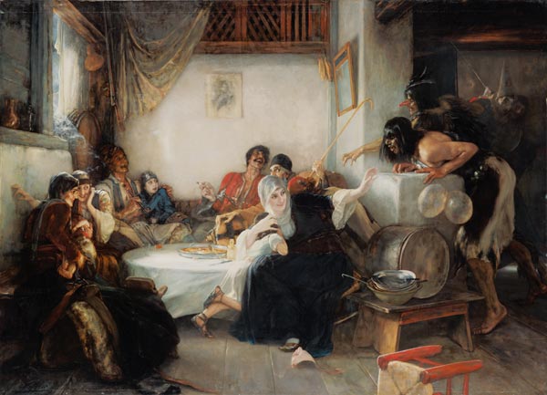 Karneval in Griechenland. von Nikolaus Gysis