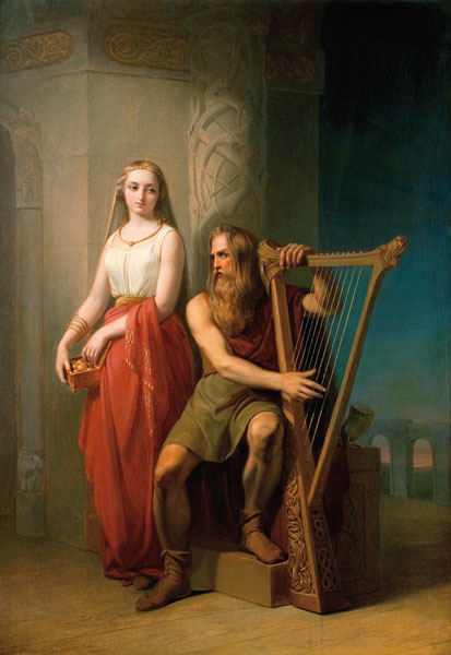 Idun und Bragi von Nils Blommer