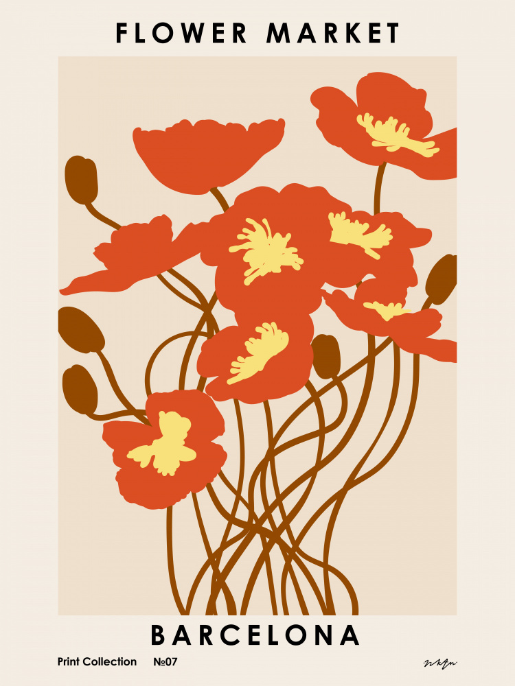 Flower Market. Barcelona von NKTN