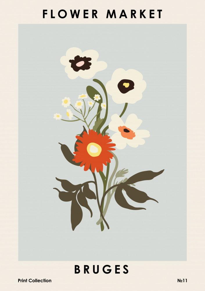 Flower Market Bruges von NKTN