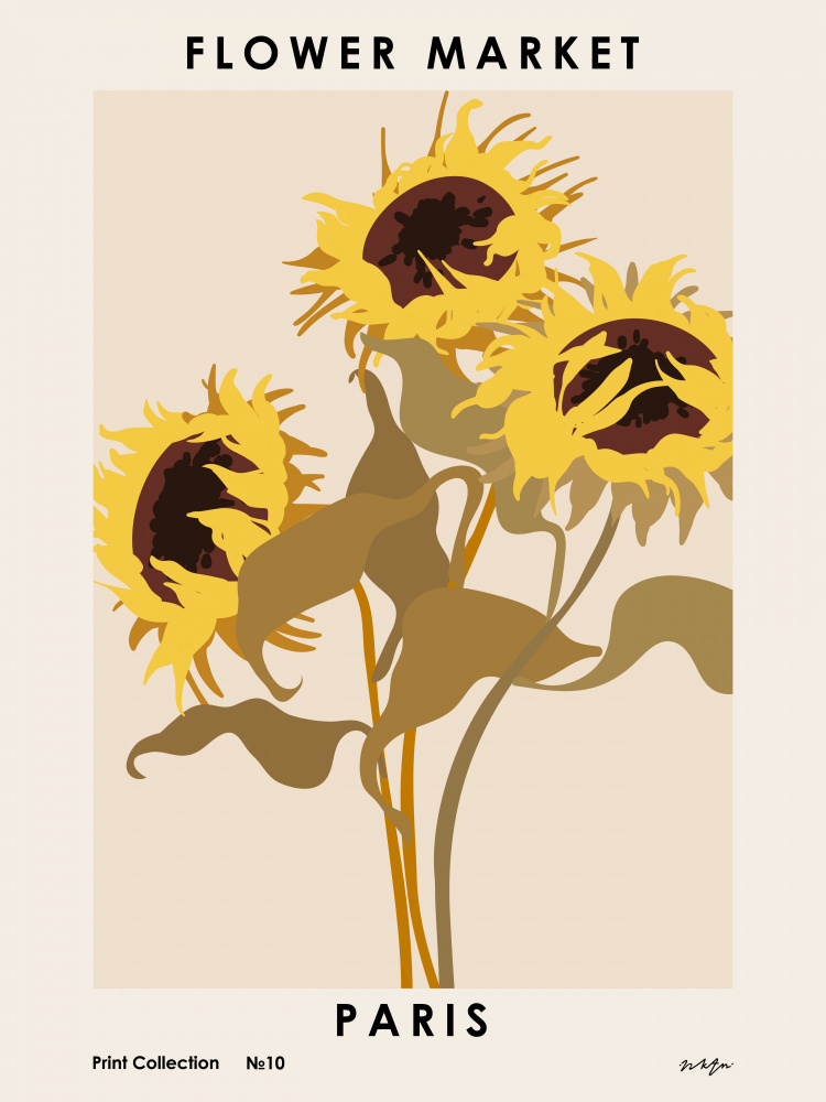 Flower Market. Paris von NKTN