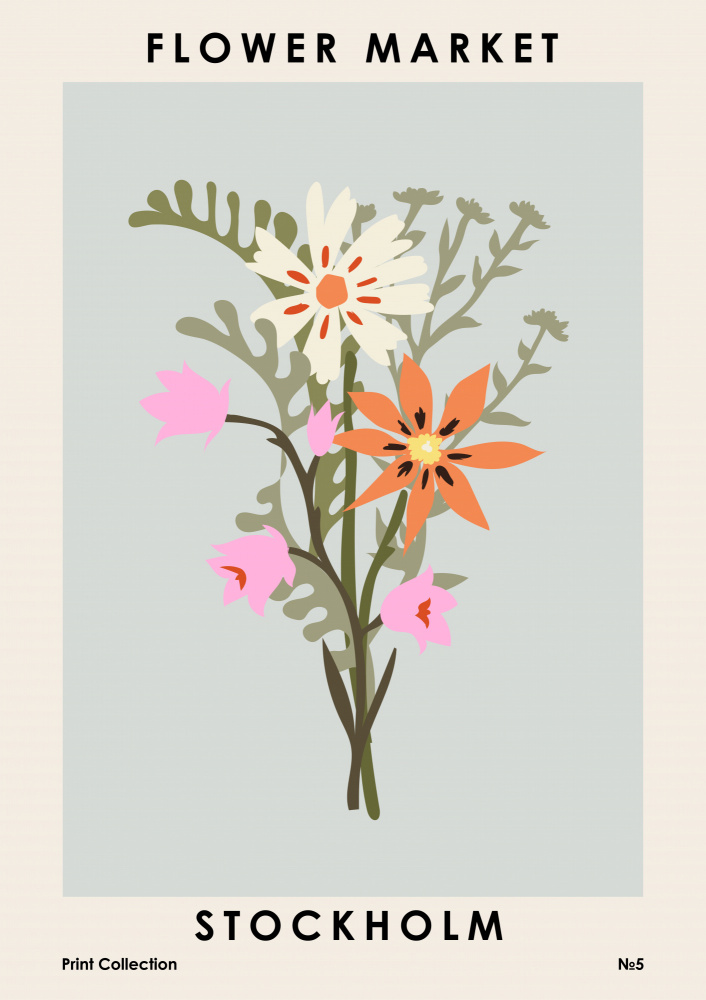 Flower Market Stockholm von NKTN