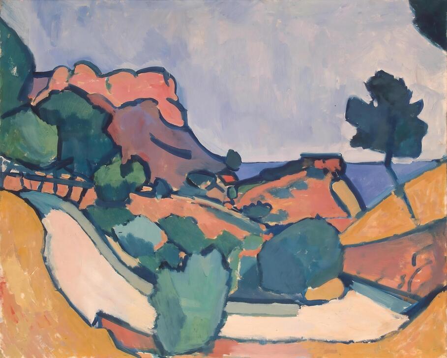 Road in the mountains. von Andre Derain