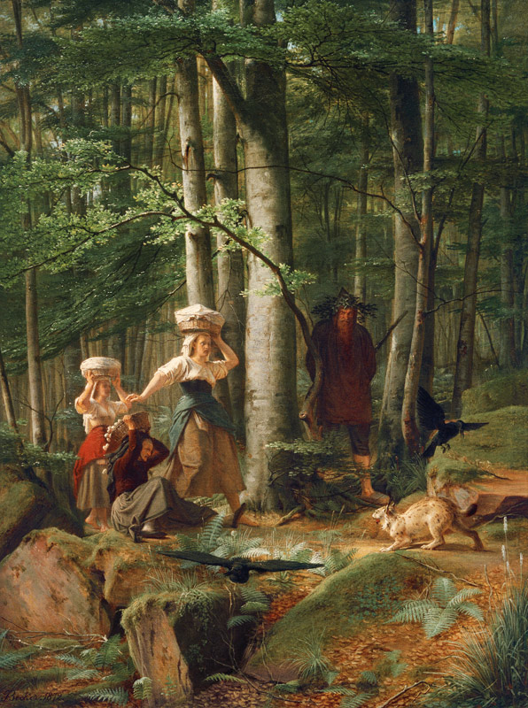 Rübezahl, Marktweiber erschreckend von 