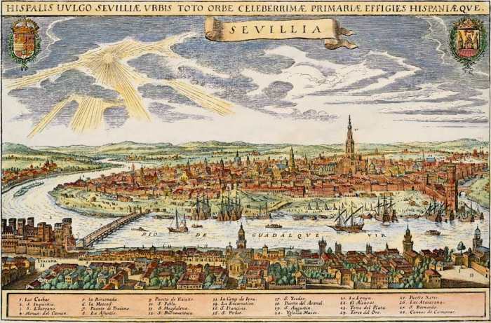 Ansicht von Sevilla von 