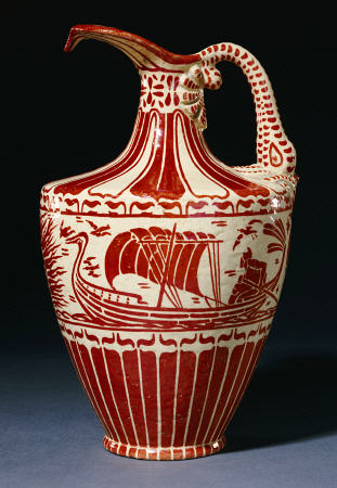 A Fine Maw And Co Pitcher Decorated by Walter Crane (1845-1915) von 
