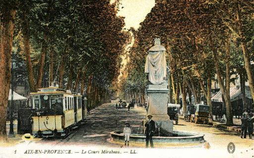 Aix-en-Provence, Cours Mirabeau / Postk. von 