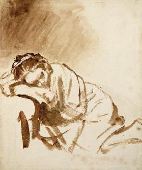 A Young Woman Sleeping (Hendrijke Stoffels) 