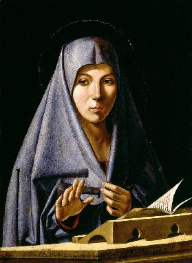 Antonello da Saliba, Maria der Verkuend.