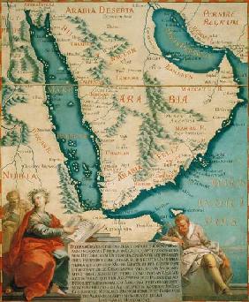 Arabien, Landkarte 1540/1761 / Venedig