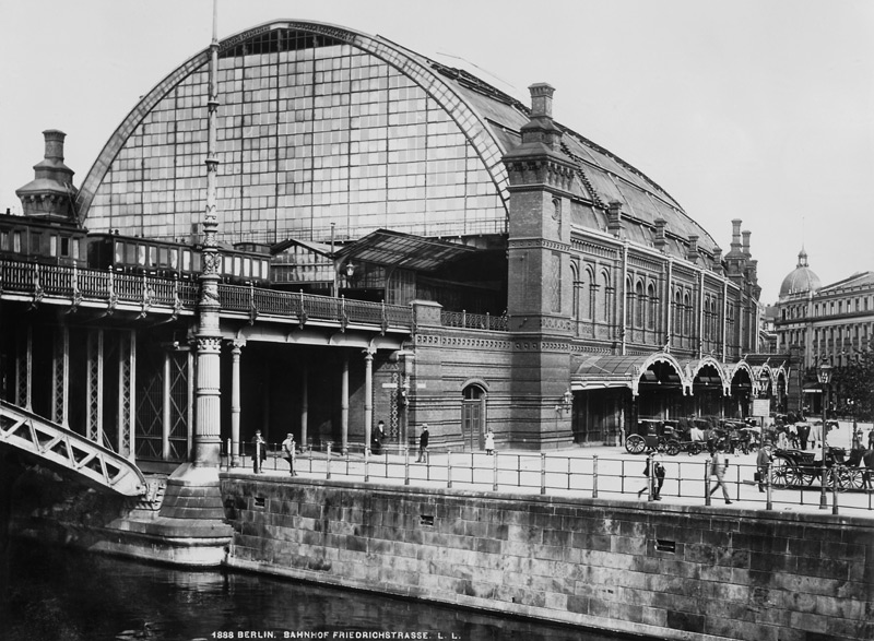 Berlin, Ansicht Bahnhof Friedrichstr. von 