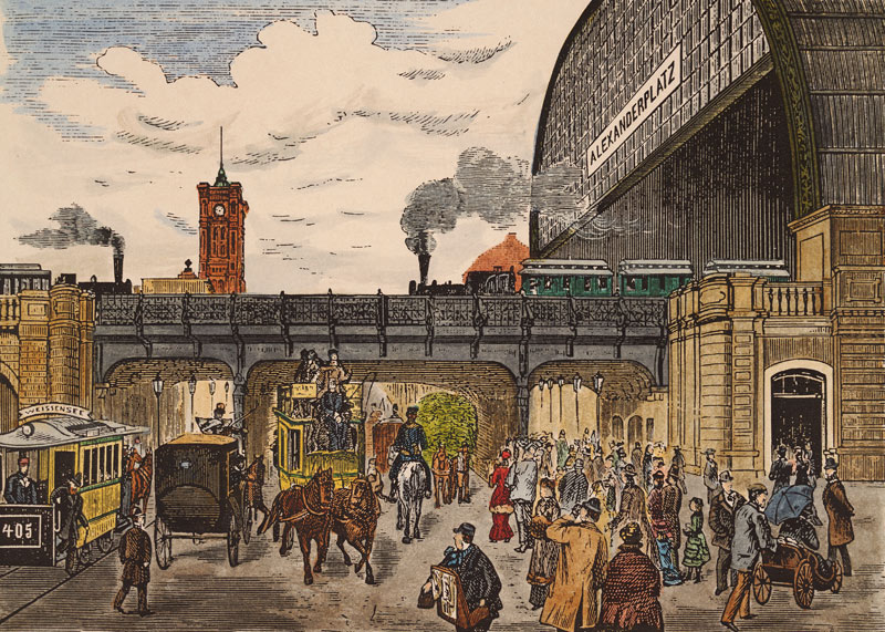 Berlin, Bahnhof Alexanderplatz von 