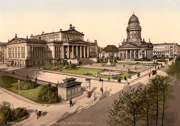 Berlin, Gendarmenmarkt von 