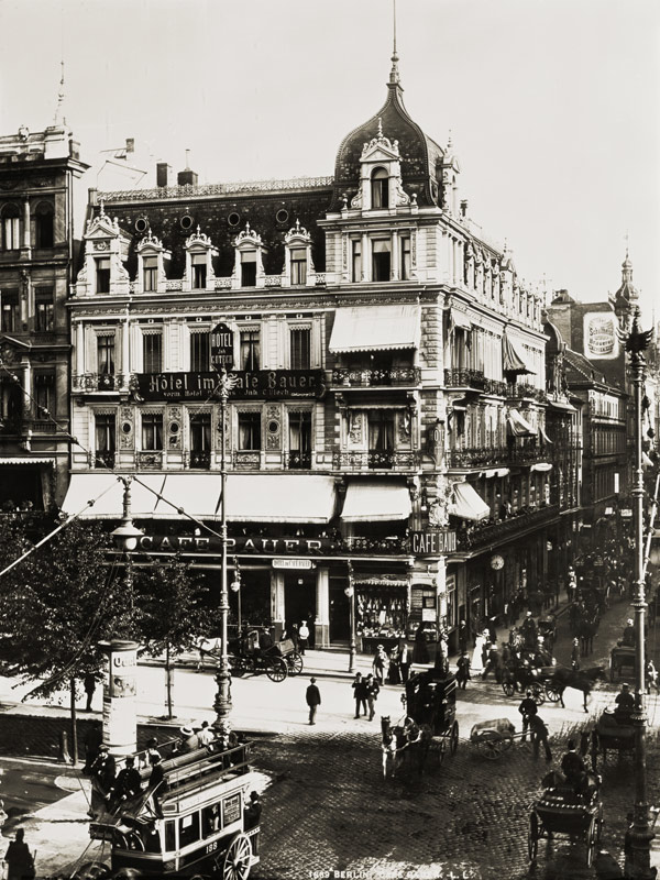 Berlin,Unter den Linden,Cafe Bauer/Foto von 