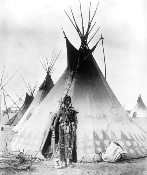 Blackfoot Brave, near Calgary, Alberta von 