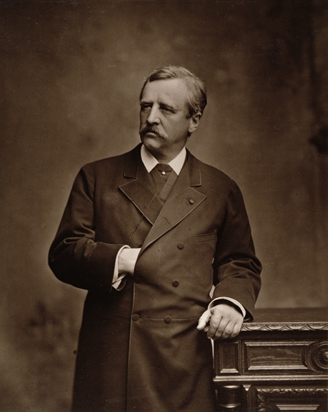 Baron Nils Adolf Erik Nordenskjold (1832-1901), from ''Galerie Contemporaine'', c.1874-78 (b/w photo von 