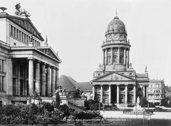 Berlin, Gendarmenmarkt /Foto um 1900 von 