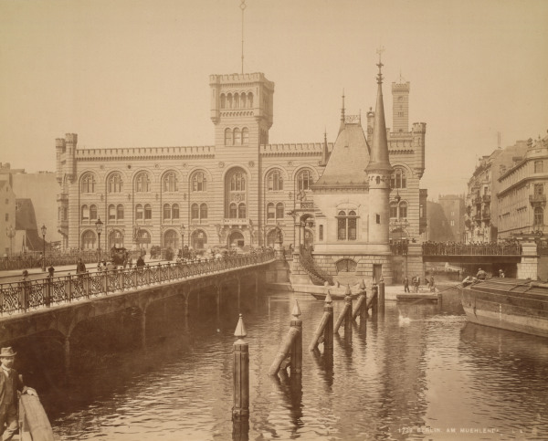 Berlin,Mühlendammbrücke,Mühlendammgeb. von 