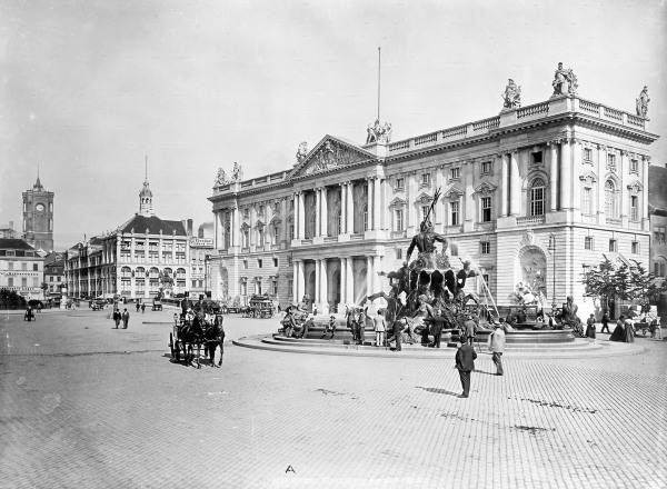 Berlin,Neuer Marstall,Neptunsbrunnen von 