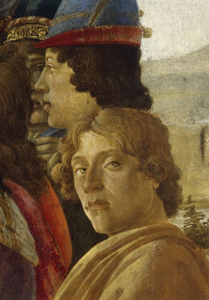 Vermutlich ein Selbstbildnis von Sandro Botticelli