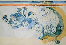 Blue Monkey Fresco, Palace of Knossos, Minoan