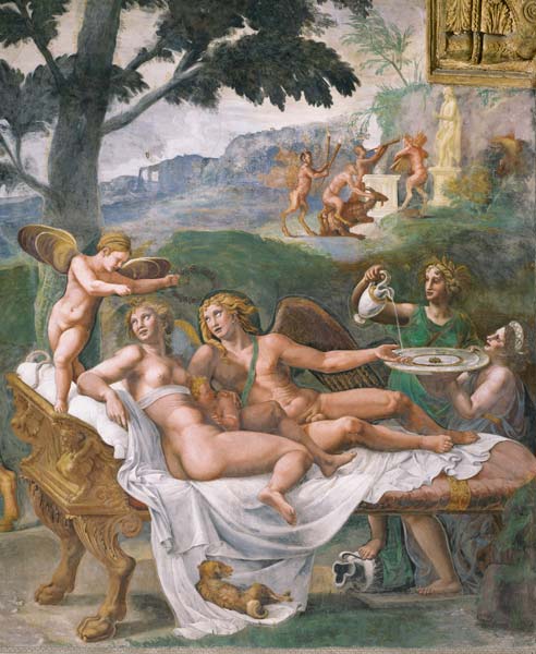 Cupid a.Psyche /Mural/ Giulio / 1532/34 von 