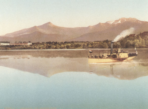 Chiemsee mit Herreninsel von 