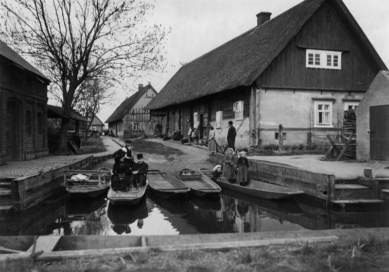 Dorfstrasse Spreewald,Anlegestelle/Foto von 