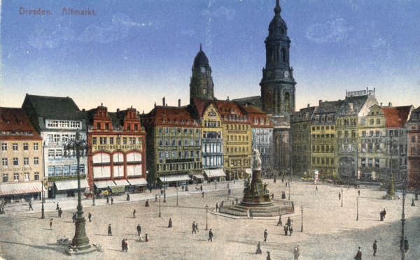 Dresden, Altmarkt von 